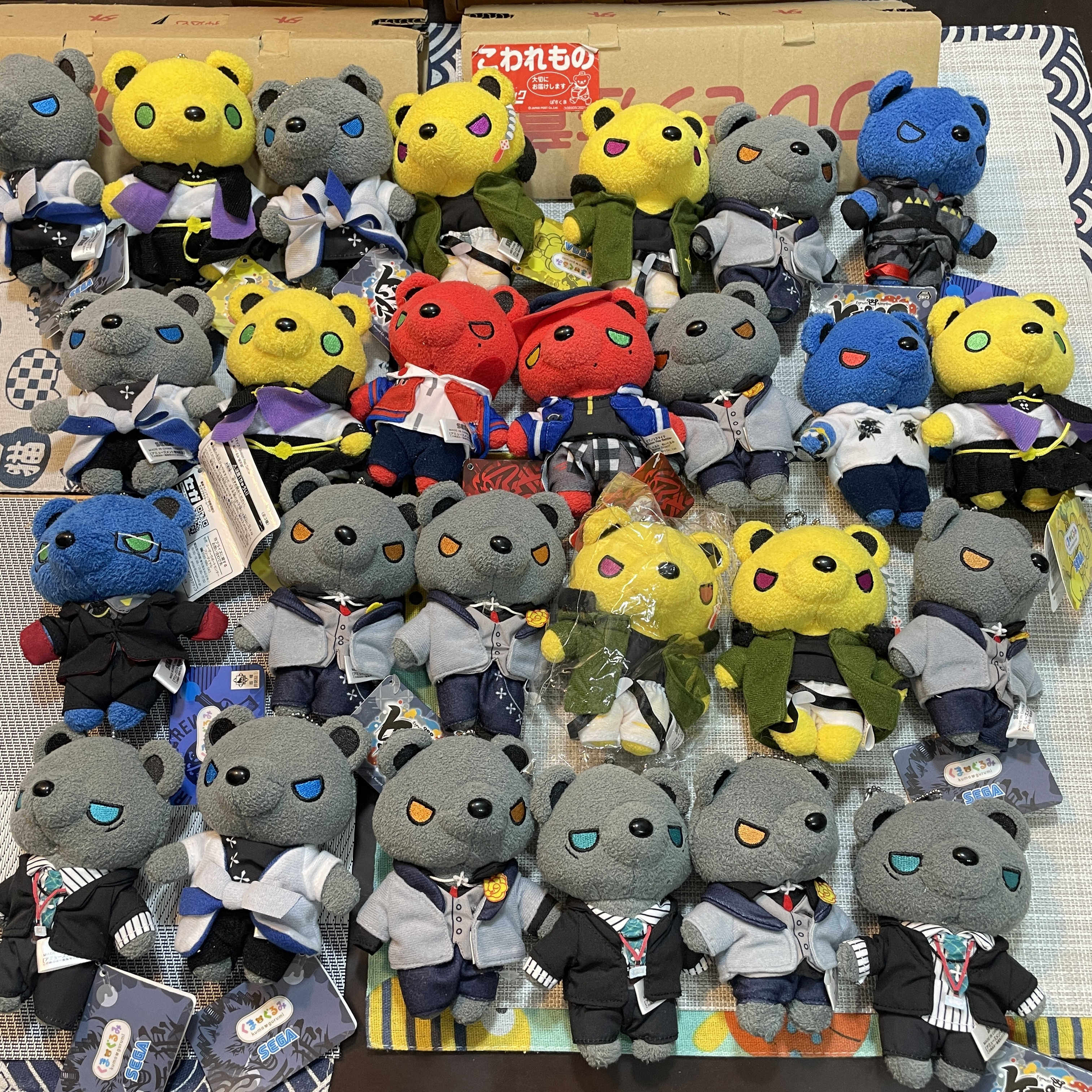 官谷日购 催眠麦克风 熊  世嘉 SEGA 正版 drb 毛绒玩具 公仔