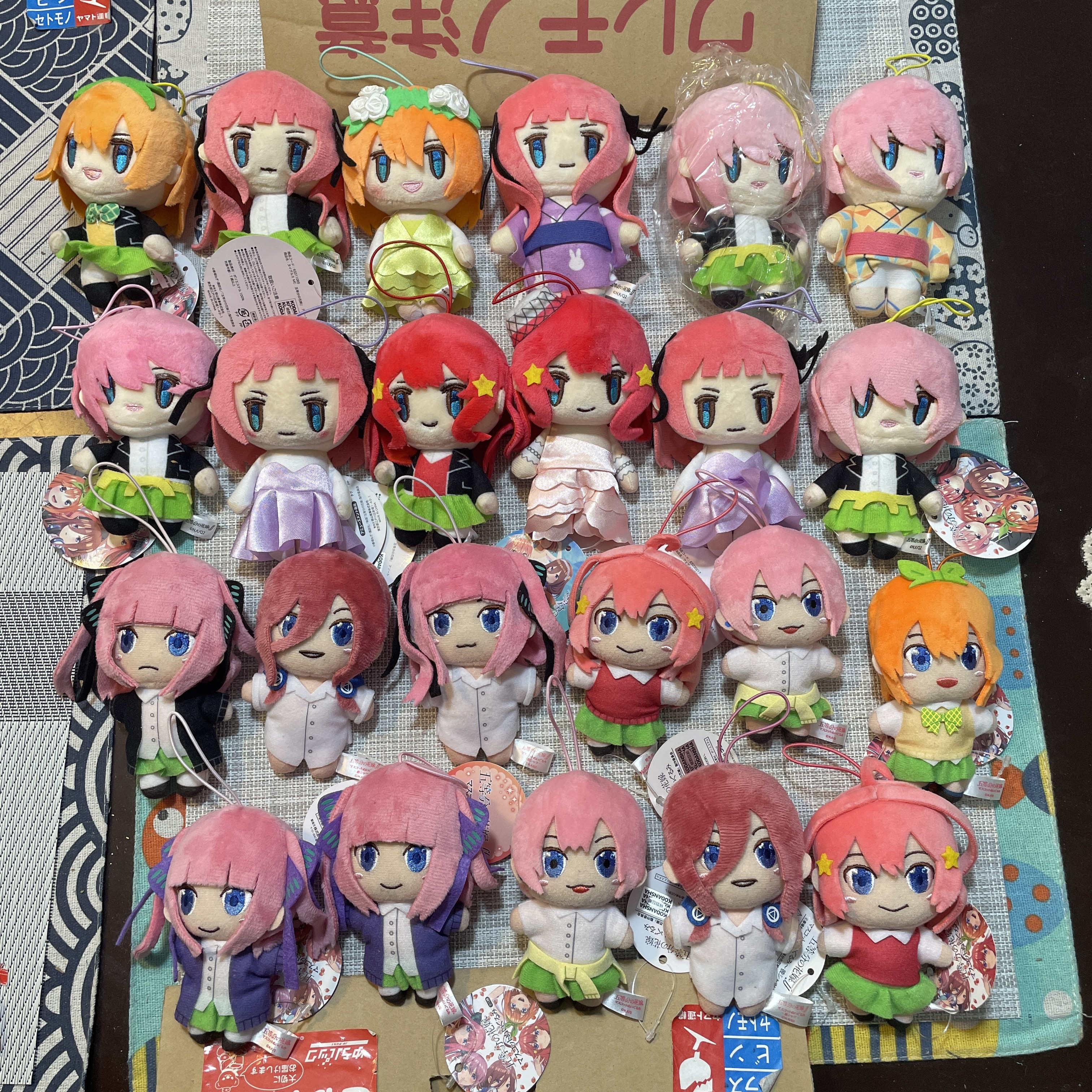 五等分的花嫁 官谷日购 正版 公仔 玩偶 fufu 毛绒玩具