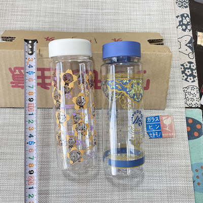 刀剑乱舞 山姥切长义 日东红茶联名 随行杯 痛杯 蓝盖透明水杯