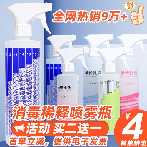 【买二送一】清洁消毒喷壶喷雾瓶