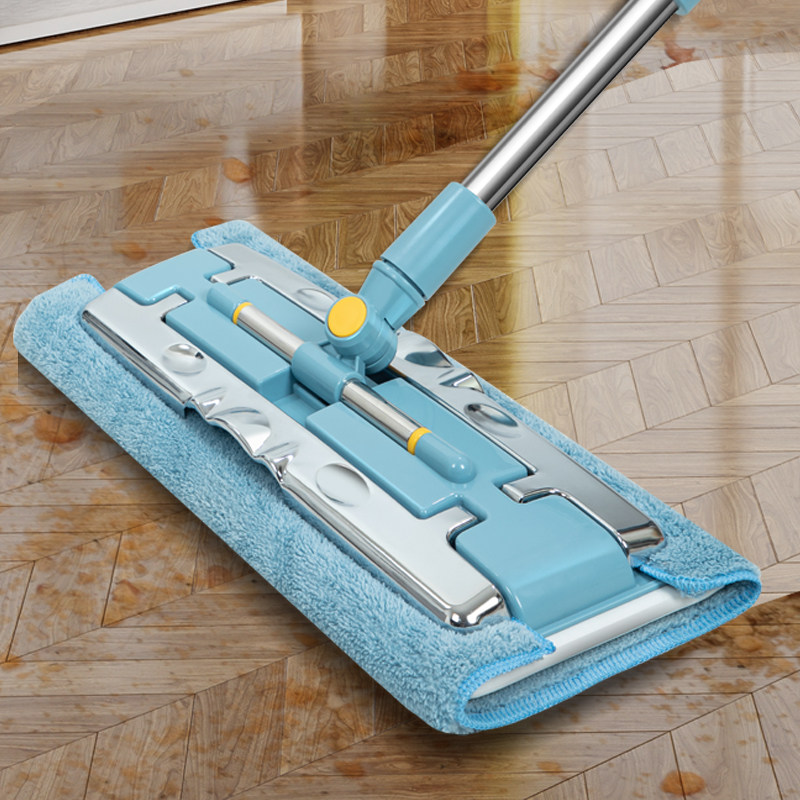 家用夹布款平板拖把伸缩杆万向旋转木地板瓷砖玻璃拖地清洁神器04,家庭/个人清洁工具,平板拖把,淘宝优惠券,粉丝福利购,淘宝优惠卷