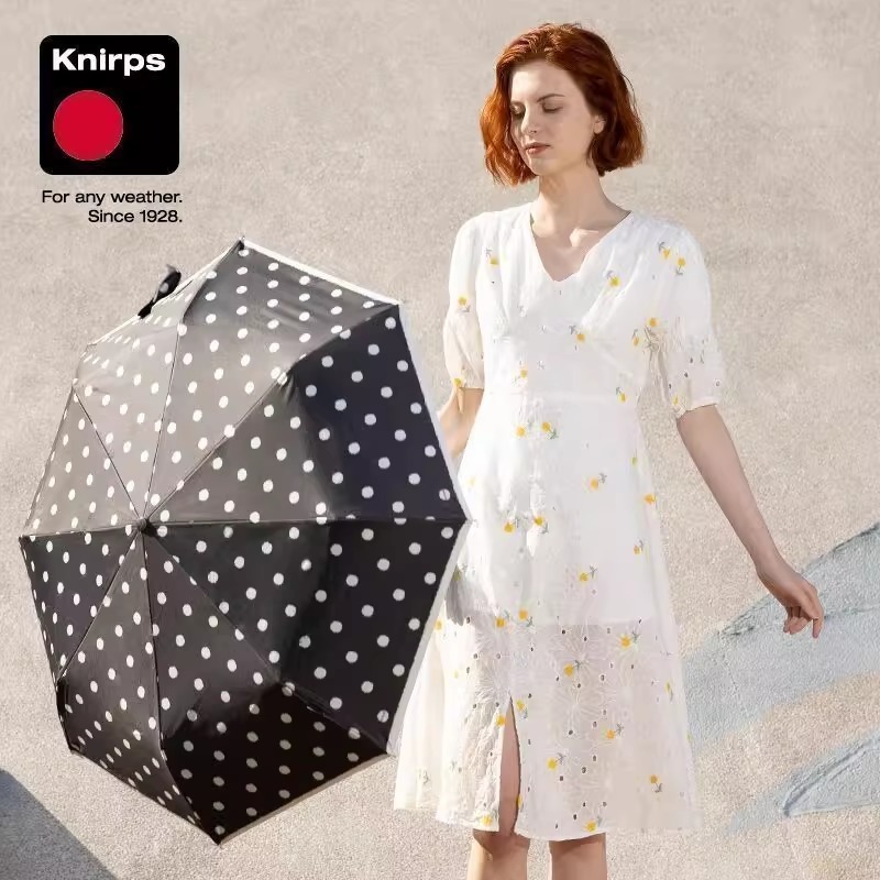 德knirps经典三折晴雨伞防晒首选