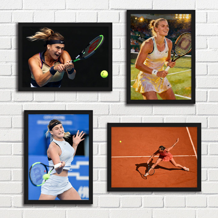 萨巴伦卡暴力美学网球明星海报挂画 Aryna Sabalenka 球迷装饰画