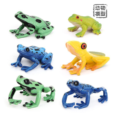 仿真青蛙模型 树蛙 毒箭蛙 青蛙 儿童认知 动物摆件玩偶科普玩具