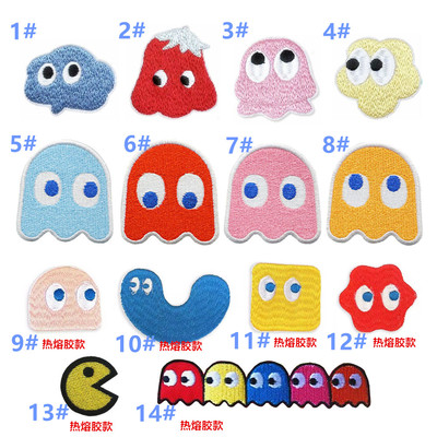 自粘贴】衣服装饰衣贴布贴花卡通刺绣DIY背包手账布卢坡基