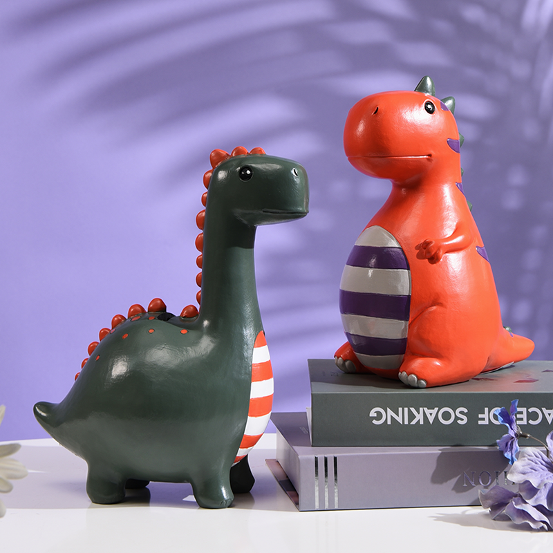 恐龙男孩女生大人可爱风存钱罐