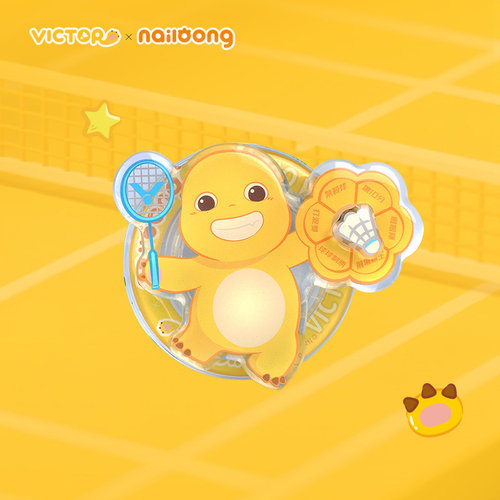 威克多VICTOR胜利羽毛球奶龙联名系列可爱款手机支架PG4004NLCO25