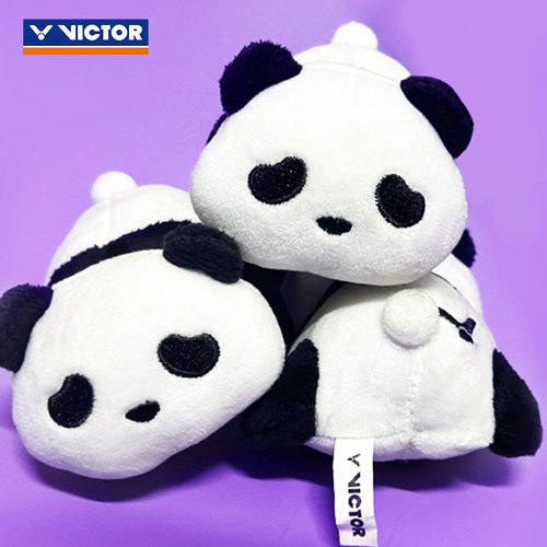 威克多VICTOR汤尤杯纪念款羽毛球挂件熊猫玩偶运动配件