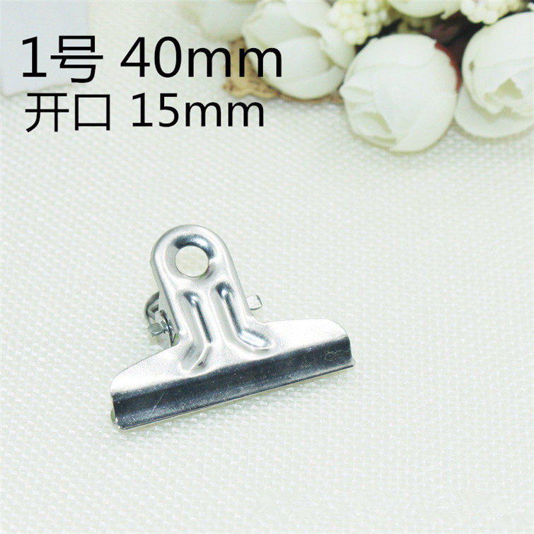 Thick Stainless Steel Ticket Holder Metal Clip Ticket Clips Document Folder Large Stainless Steel Ticket Holder Food Clip