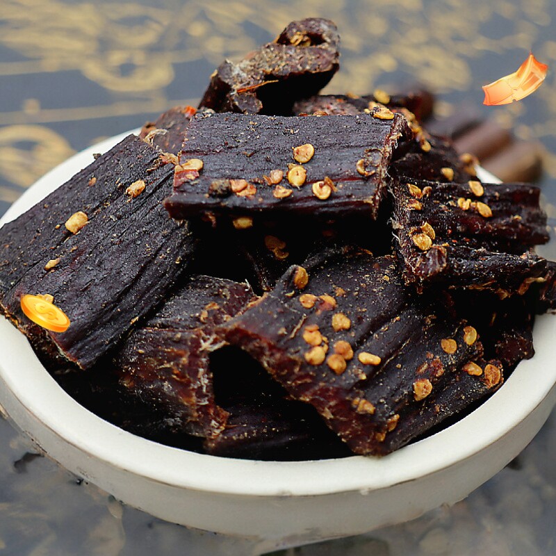 西藏特产 风干手撕牦牛肉干条干巴正宗香辣麻辣原味五香即食240克