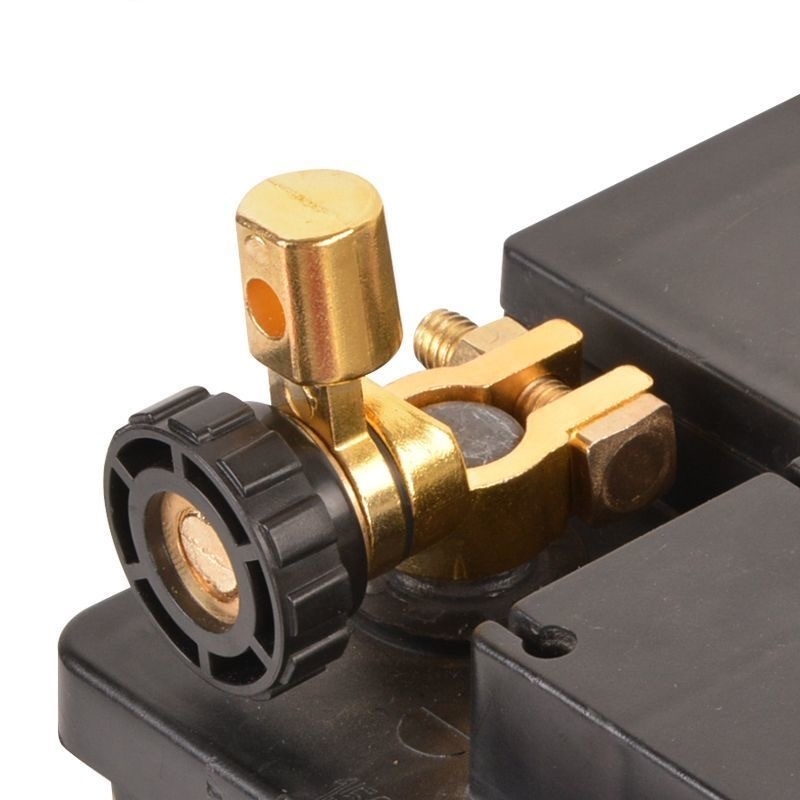 汽车电瓶断电开关铜电瓶夹子车用12V手动防漏电蓄电池一键断电