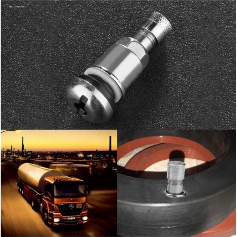 摩托车真空胎气门嘴电动车真空胎气嘴不锈钢直嘴525改装铁气门嘴