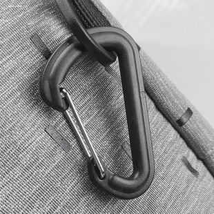 户外登山扣小号迷你D形塑料弹簧扣背包外挂钥匙扣连接扣