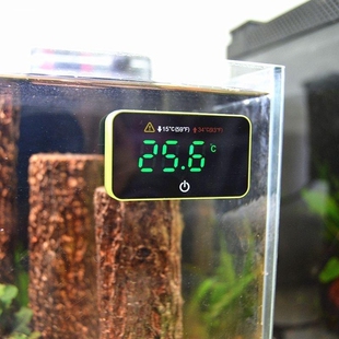 鱼缸温度计高精度迷你小型缸内电子数显水温计水族养鱼专用温度表