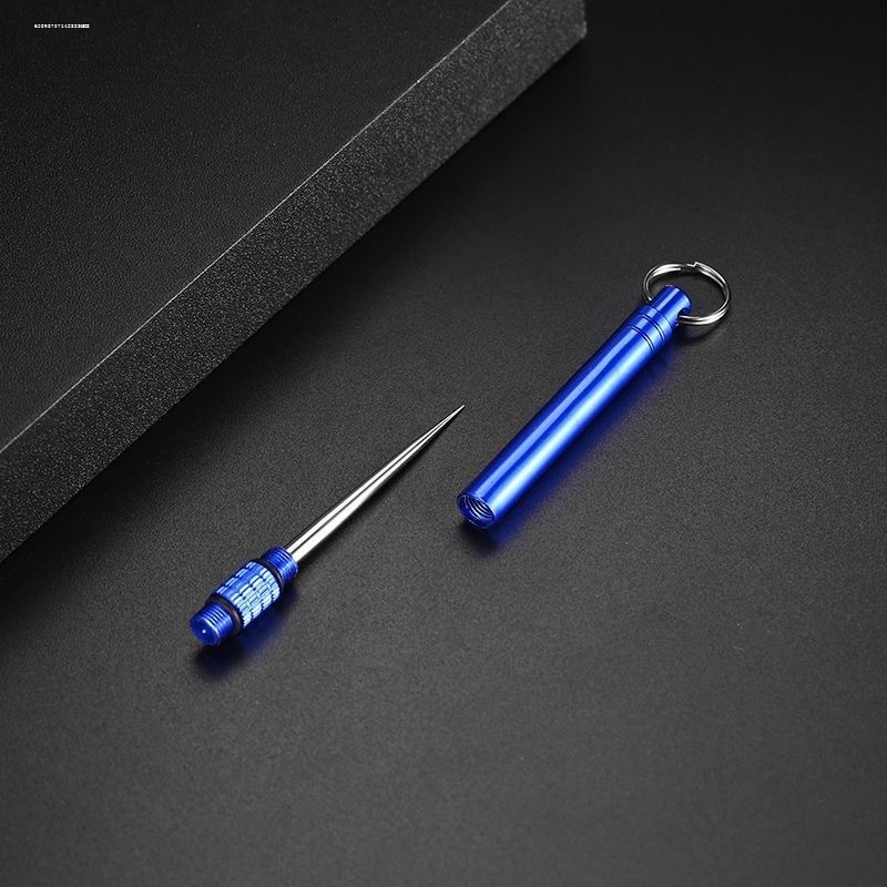 伸缩牙签随身携带不锈钢钛合金剔牙器针金属牙勾单头便携防身户外