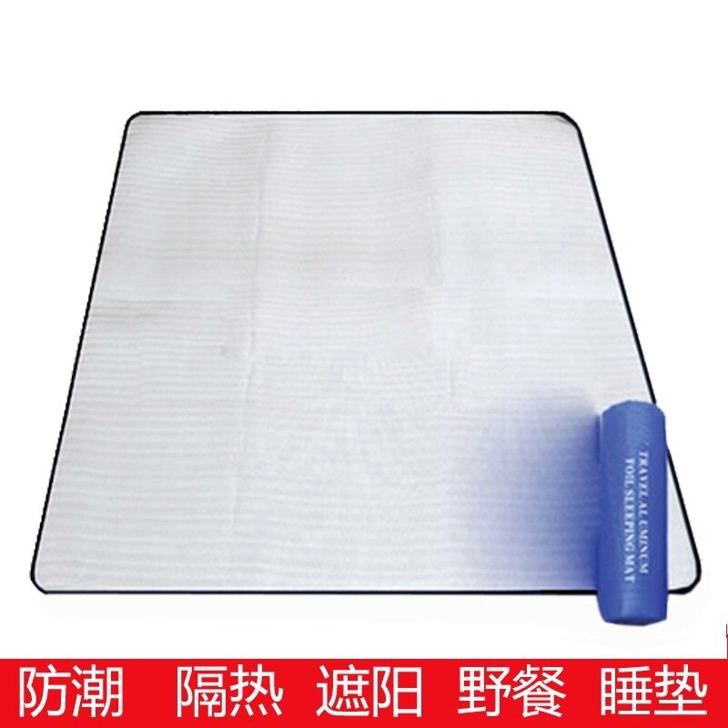 户外防潮垫双人多人郊游野炊野餐垫草坪加厚双面铝箔防水垫