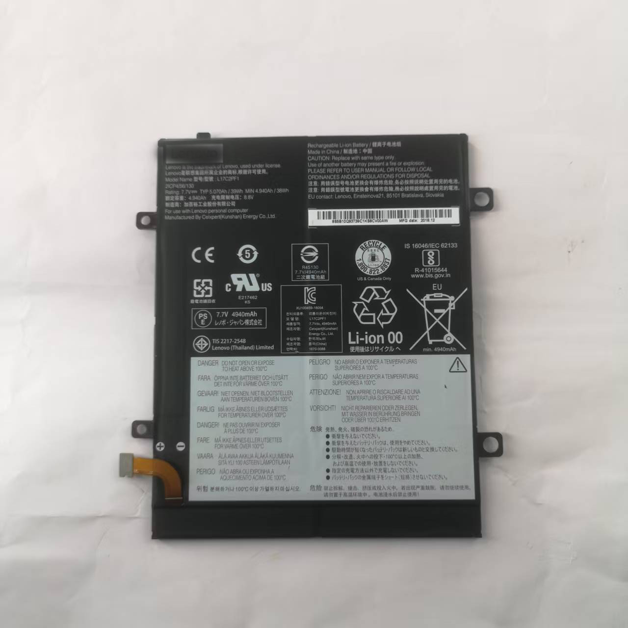 适用联想 L17L2PF3 L17M2PF3 L17S2PF3 L17D2PF2 L17C2PF1 电池