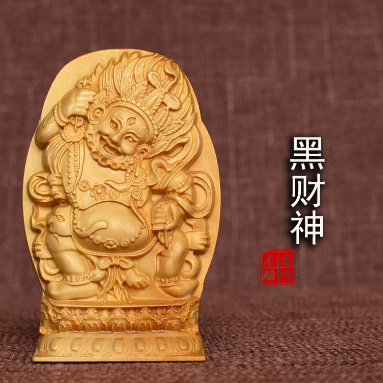 尼泊尔藏巴拉密宗木雕佛龛