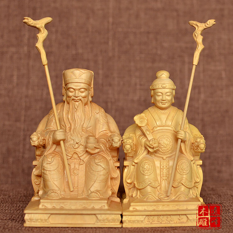 4寸神像黄杨木人物神像