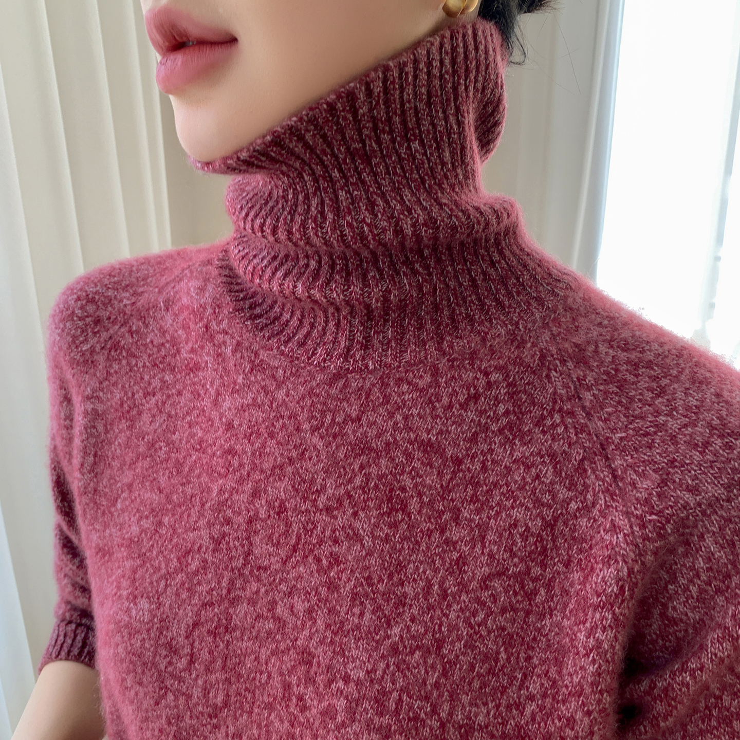 重磅加厚高领baby小山羊绒衫毛衣