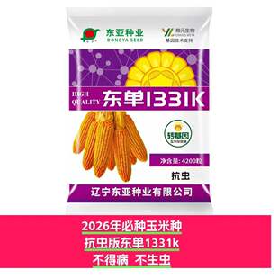 种业东单1331K玉米种子国审杂交红轴黄包谷苞谷玉米种籽