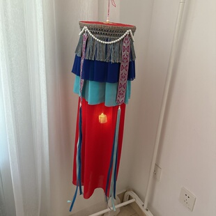 成品绛纱灯汉服宫灯灯笼中式降纱灯新款降纱灯结婚拍摄道具宫灯