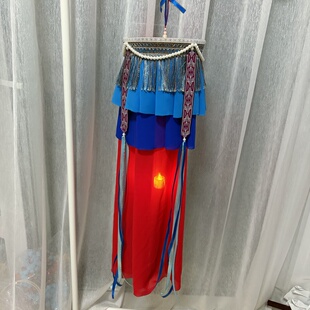成品降纱灯 婚庆用品自制绛纱灯 手提古风灯笼 汉服拍摄道具