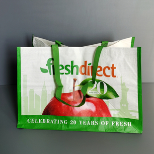 外贸原单超大号编织袋覆膜防水手提袋超市环保购物袋搬家袋收纳袋