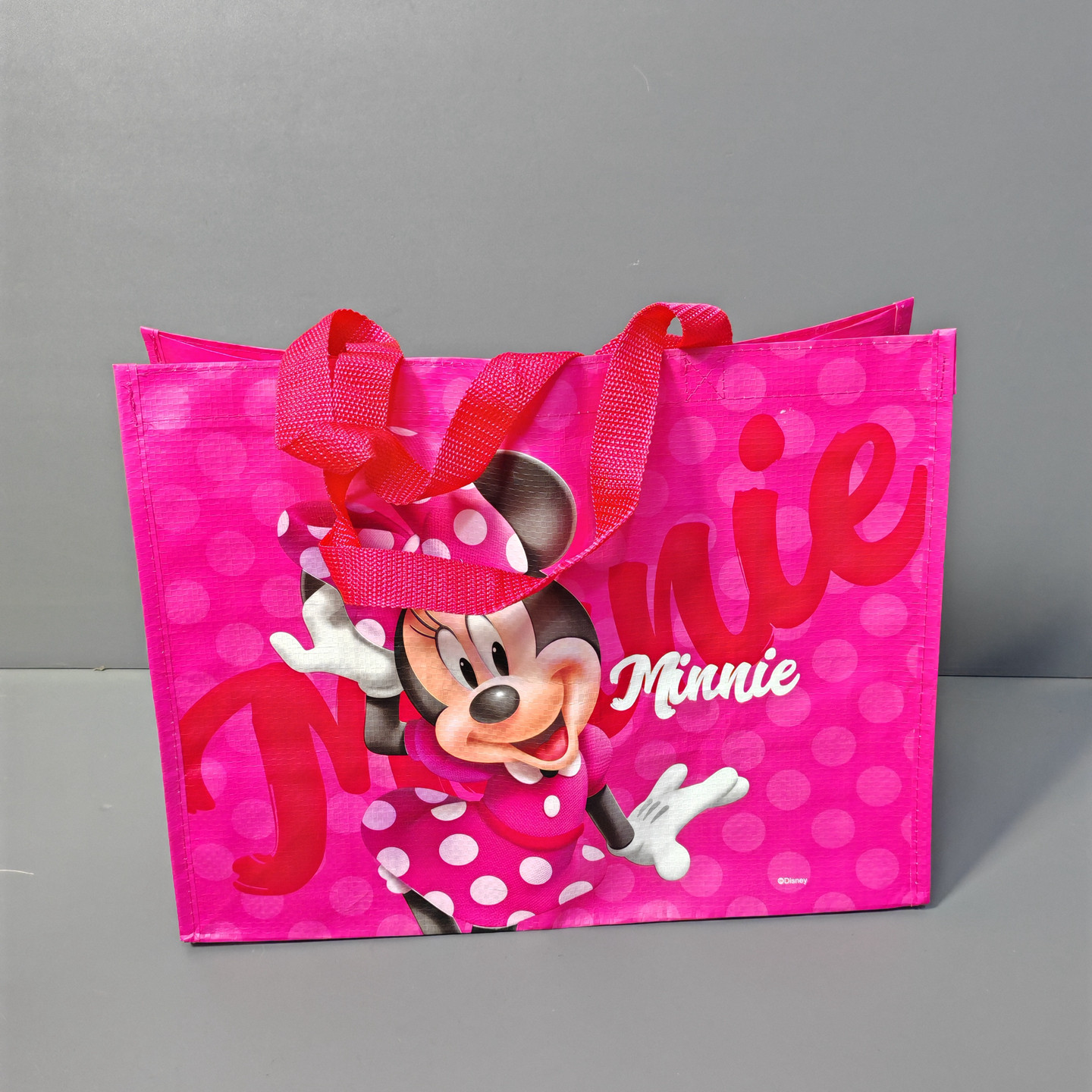 外贸单大容量卡通防水编织覆膜购物袋环保超市手提袋收纳袋