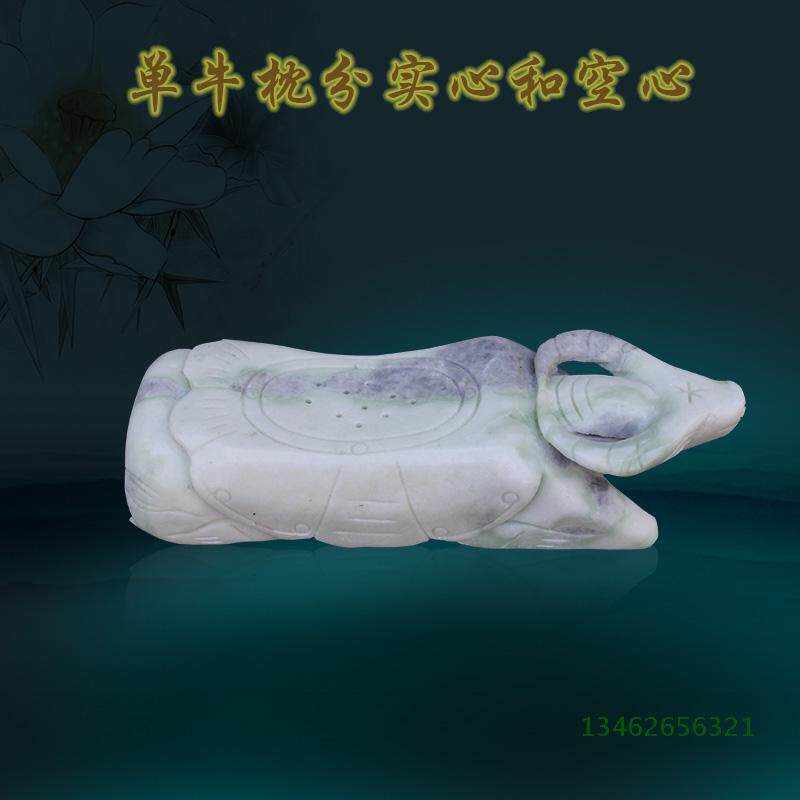 天然蓝田玉石枕头 物理降温冰凉爽 床上用品 陕西 蓝田日暖玉生烟
