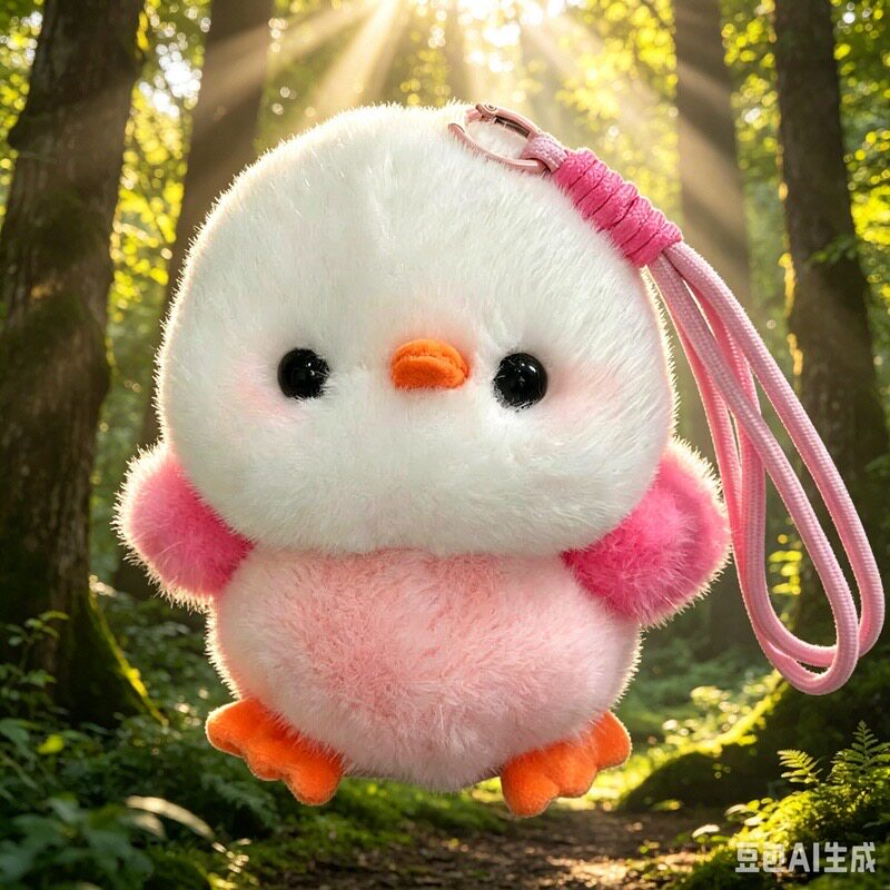 可爱小黄鸡公仔毛绒玩具女孩小号布娃娃玩偶挂件钥匙儿童生日礼物