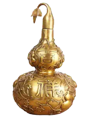 妙如意铜葫芦摆件吉祥如意