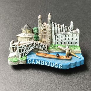 英国剑桥大学旅游纪念伴手礼冰箱贴手工彩绘居家装饰留言磁吸贴