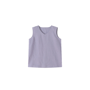 130 28公支纯色百搭100%汉麻抑菌亲肤透气背心 三八女神节福利