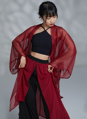 古风爵士古典舞纱衣舞蹈服