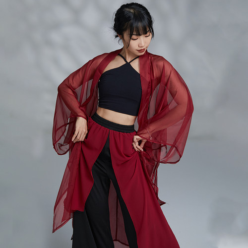 古风爵士古典舞纱衣舞蹈服