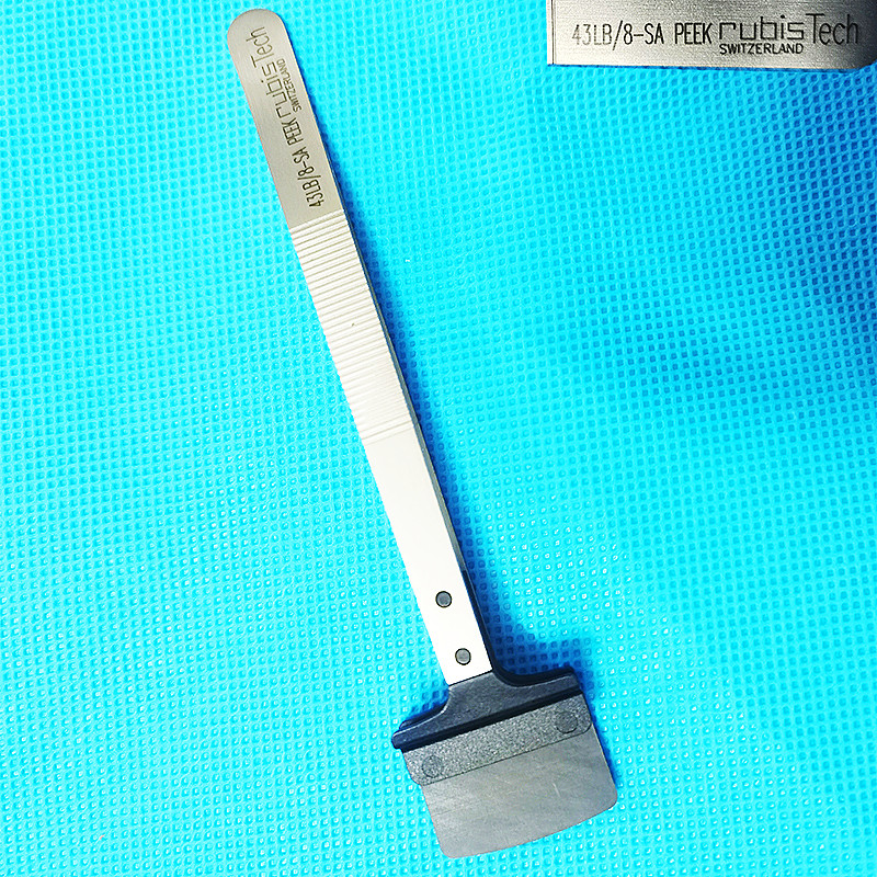 镊子扁嘴Rubis硅晶夹防静电PEEK