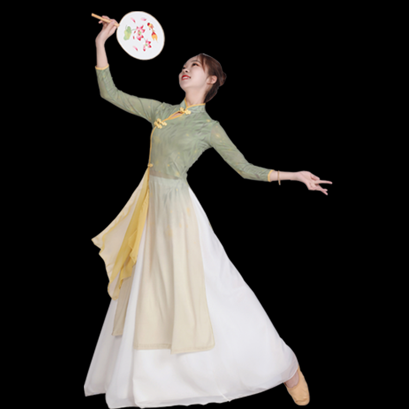 2023夏季飘逸舞蹈身韵形体练功服