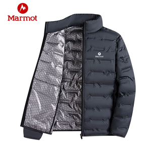 土拨鼠羽绒服男女同款秋冬季新款立领白鸭绒加厚保暖冬装防寒外套