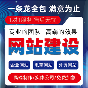 网站建设网页制作与设计外贸独立站搭建自做开发定制公司企业网站