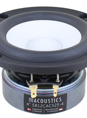 印尼 斯泊特 SB Acoustics SB12CACS25-4/8 4寸发烧中低音喇叭