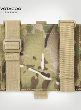 VOTAGOO 军迷彩战术地图包户外登山野营徒步手臂杂物收纳背心副包