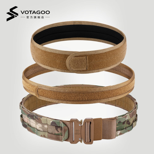 VOTAGOO Ronin Belt浪人腰带MOLLE战术腰带 内外腰封扣军迷彩腰封