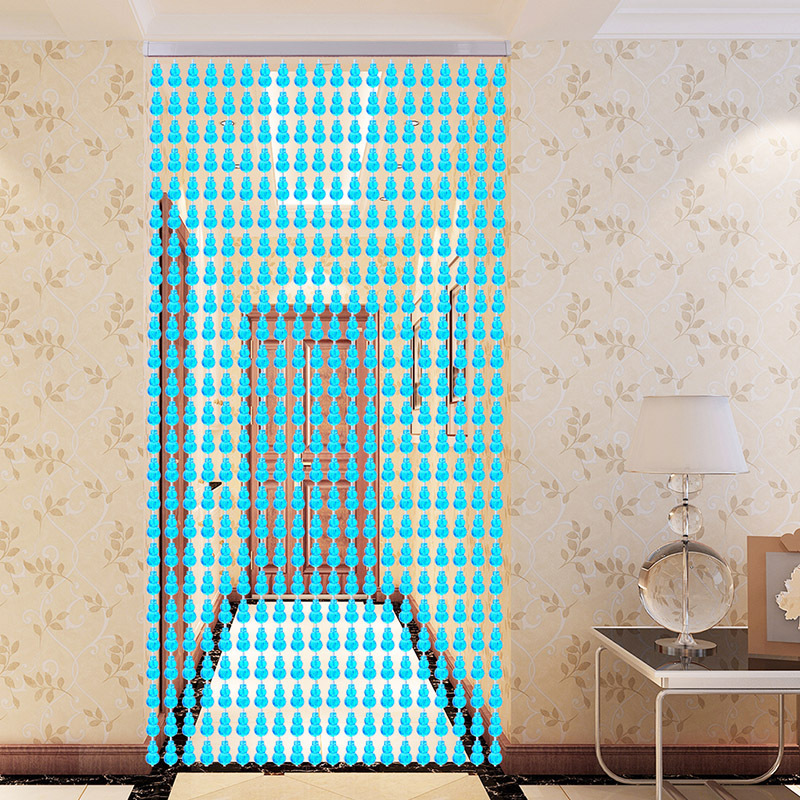 珠帘门帘风水葫芦塑料仿水晶帘子装饰隔断玄关卧室卫生间防蚊蝇帘
