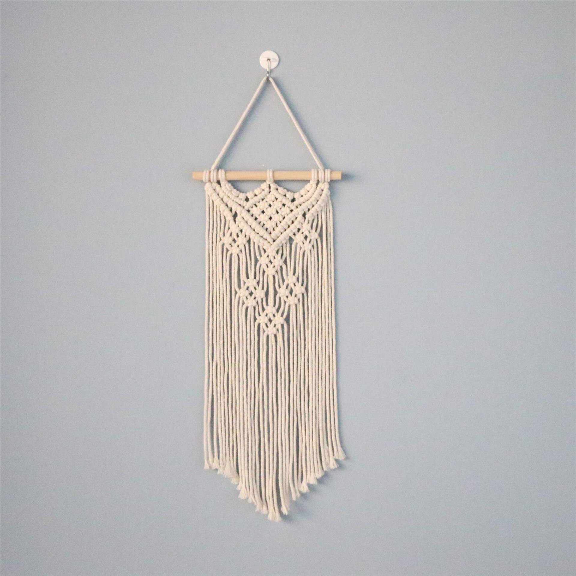 纯棉波西米亚手工编织挂毯   星星迷你欧美风格壁饰墙饰