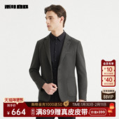 西服男士 修身 潮流休闲时尚 利郎官方 印花2025秋季 新款 西装 外套男