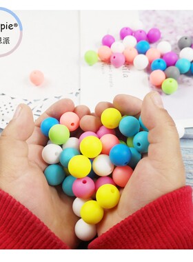 串珠手工珠子moonpie硅胶