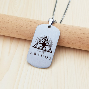 蔚蓝档案项链挂件阿拜多斯夏莱学院吊坠崔尼蒂二次元潮玩时尚饰品