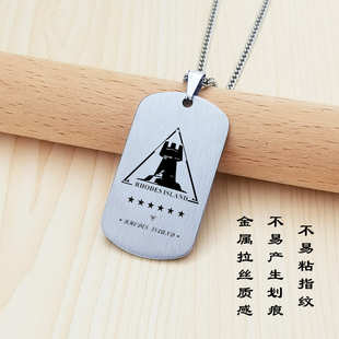 明日方舟项链挂件 罗德岛阵营吊坠阿米娅二次元饰品 动漫潮玩时尚