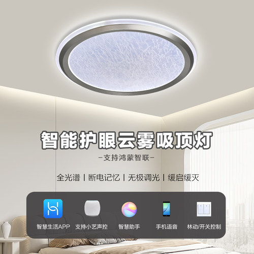 新款意式极简护眼吸顶灯